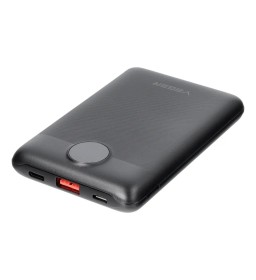 Bateria zewnętrzna (POWER BANK) VEGER S11 - 10 000mAh LCD Quick Charge PD 22,5W czarny (W1140)