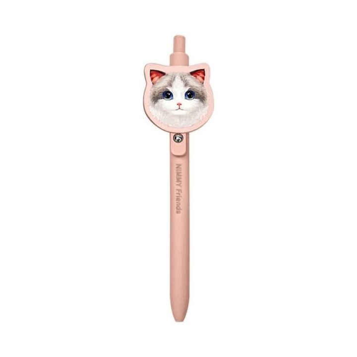 NIMMY set 2w1 notebook + pen BIG EYED PET 2.0 Cat pink