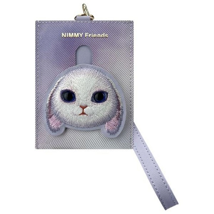 Набор: чехол для телефона, кошелек и сумка 3 в 1 Nimmy Big Eyed Pet 2.0 rabbit фиолетовый