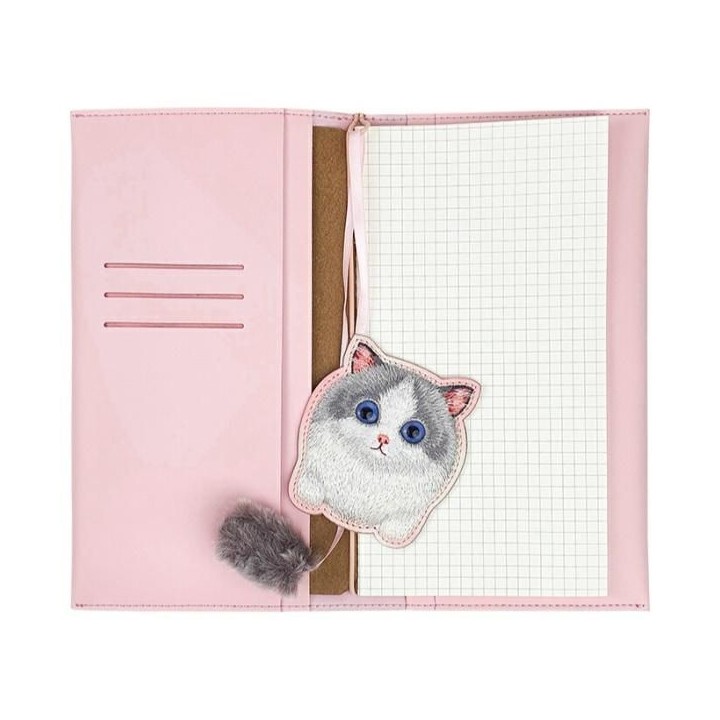 NIMMY set 2-in-1 notebook + pen BIG EYED PET 2.0 Cat pink