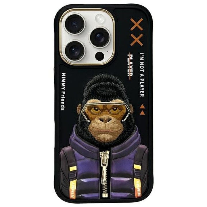 NIMMY чохол COOL&CUTE 2.0 Monkey для IPHONE 16 Pro Max чорний