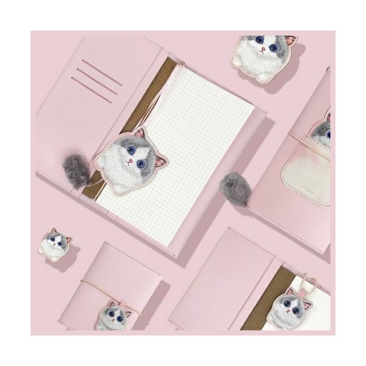 NIMMY set 2-in-1 notebook + pen BIG EYED PET 2.0 Cat pink