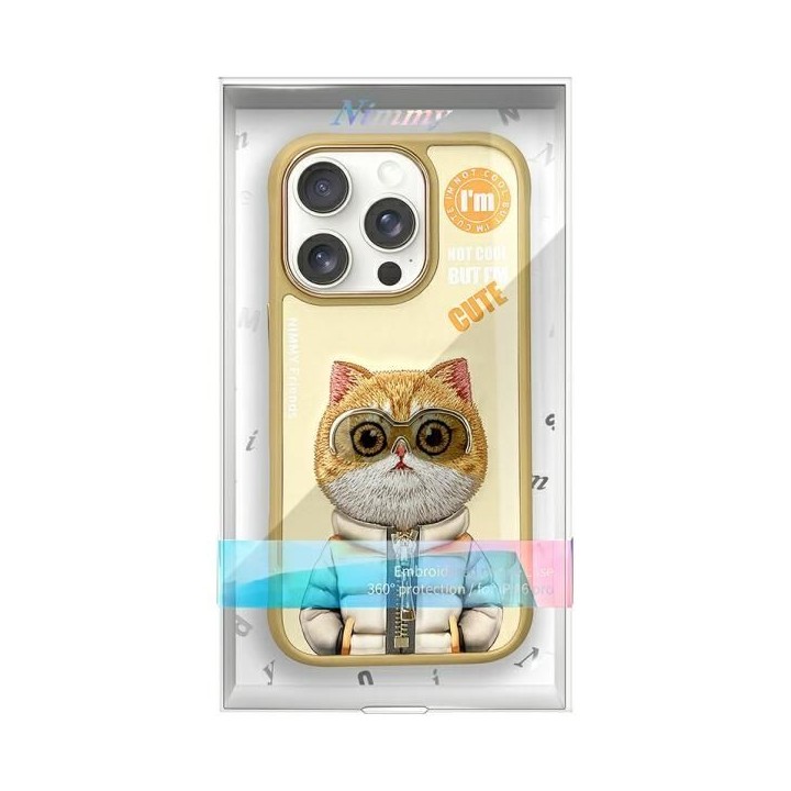 NIMMY чехол COOL&CUTE 2.0 Cat для IPHONE 16 Pro Max khaki