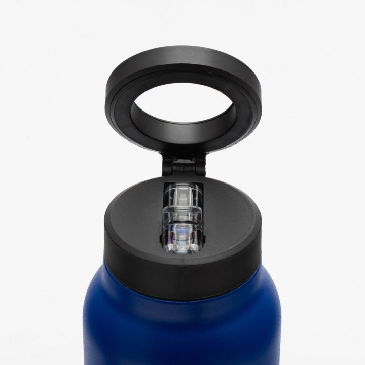 Пляшка для води з металу з тримачем, сумісним із Magsafe 950ml синя