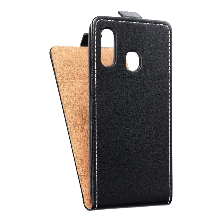 Flip case vertical for Samsung A20e Slim Flexi Fresh black