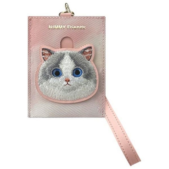 Набор: чехол для телефона, кошелек и сумка 3 в 1 Nimmy Big Eyed Pet 2.0 Cat розовый