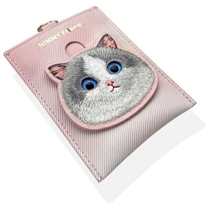 Чохол для телефон гаманець сумочка набір 3w1 Nimmy Big Eyed Pet 2.0 Cat рожевий