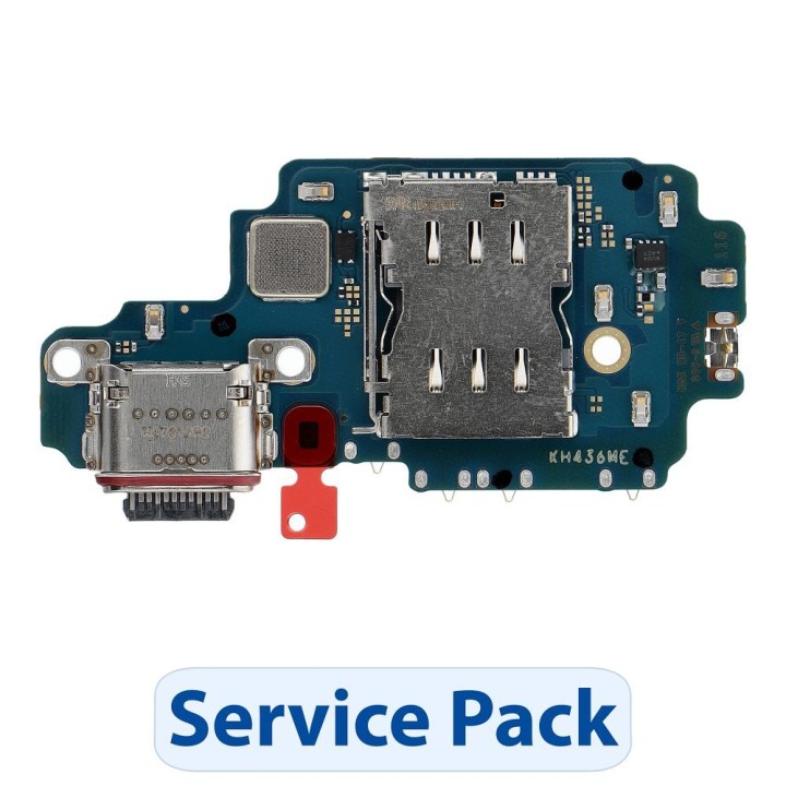 ServicePack плата зарядки usb SAMSUNG S22 Ultra G908B GH96-14802A