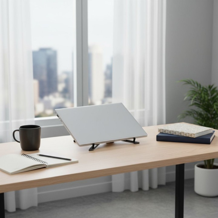 Складной настольный держатель для ноутбука / планшета Forcell F-Grip Fold Stand X Pro серый