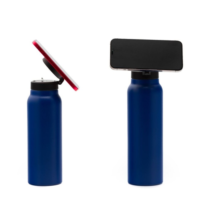 Butelka / бутылка для воды для воды металл с держателем совместимым с Magsafe 750ml синий