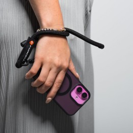 Phone wrist strap with adjustable length Forcell F-Design R10X40 (max 20cm loop length) black