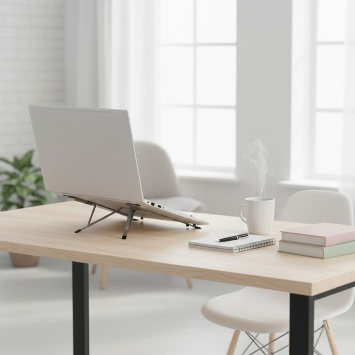 Folding desktop laptop / tablet holder Forcell F-Grip Fold Stand X Pro grey