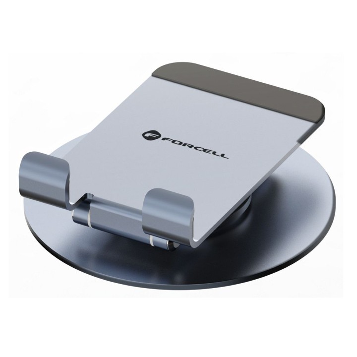 Phone holder / tablet desktop foldable Forcell F-Grip Fold Stand 3 360 grey