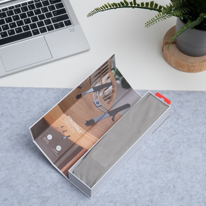 Holder for laptop / tablet desktop foldable Forcell F-Grip Fold Stand H Pro grey
