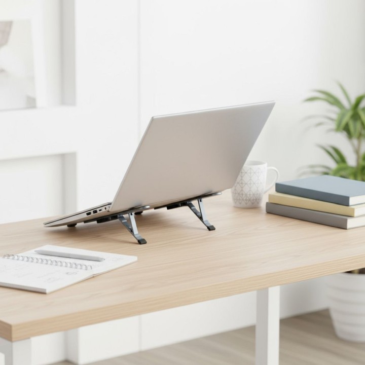 Holder for laptop / tablet desktop foldable Forcell F-Grip Fold Stand H Pro grey