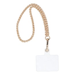 Phone lanyard, phone charm - CHAIN 43 / cord length 40cm (20cm loop length) / wrist strap - gold