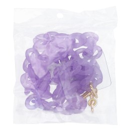 Phone lanyard, charm for phone - PANAMA LONG / cord length 80cm (40cm in a loop) / neck - purple