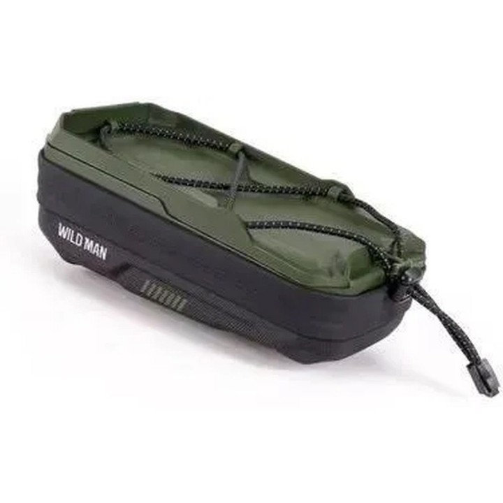 WILDMAN pannier bag bike for the steering wheel for zipper 0,6L (4" - 7") GX330 green