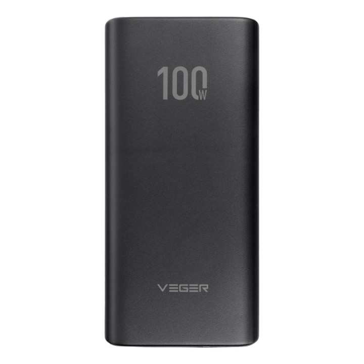 Повербанк Veger T100 (W2032C-100) PD QC3.0 5A 100W 20000 mAh черный 0INT