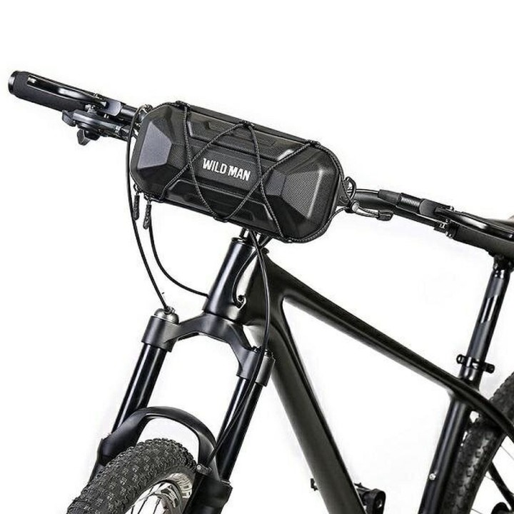 WILDMAN sakwa rowerowa na kierownicę na zamek 2L XT17 czarna
