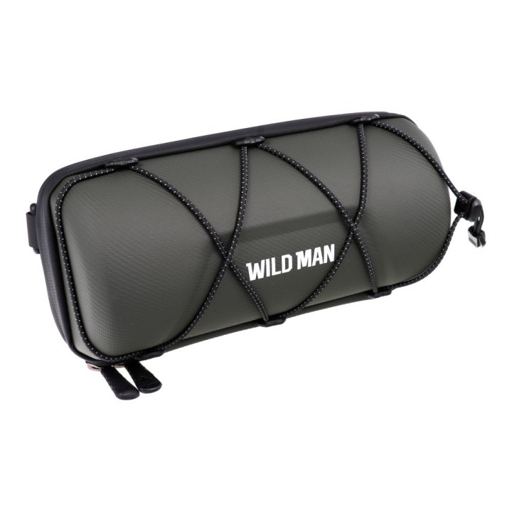WILDMAN zippered bicycle handlebar bag 2L GD7X green