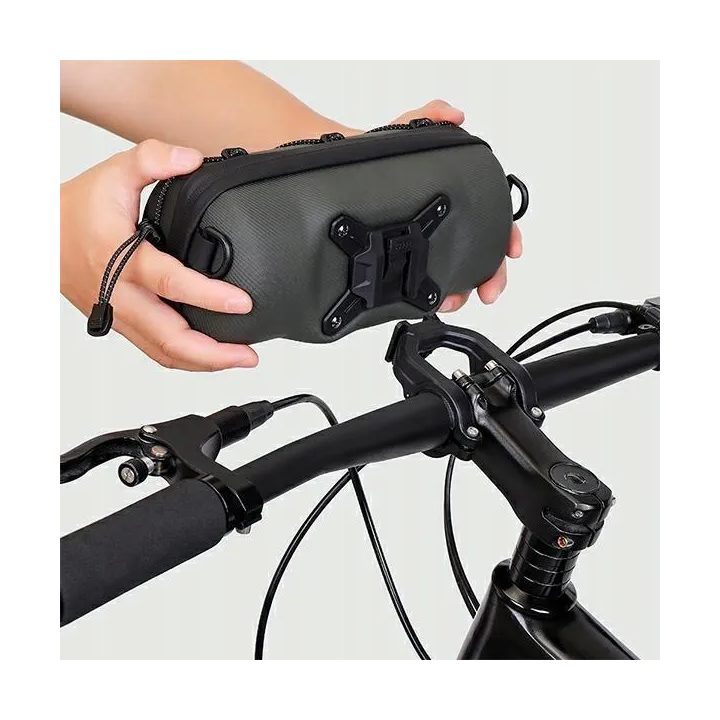 WILDMAN zippered bicycle handlebar bag 2L GD7X green