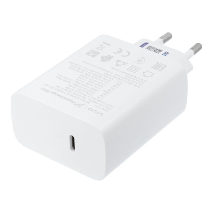VIVO original wall charger Flash Charge USB C 3A 120W V12060L1B0 white bulk