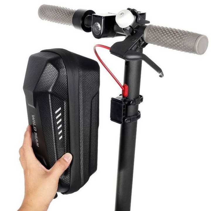 WILDMAN zippered bicycle frame bag 1,2L (4" - 7") ES10 black