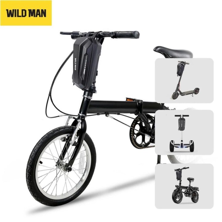 WILDMAN waterproof scooter handlebar bag 2L GD9 black
