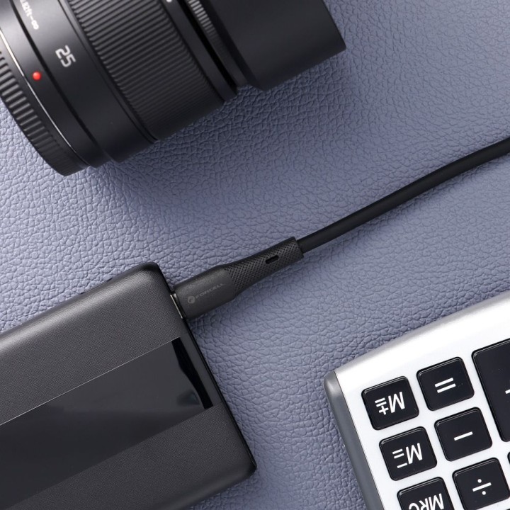 Кабель USB C — USB C Forcell F-Energy QC4.0 PD 3A 60W Silicone 1 m C344 чорний