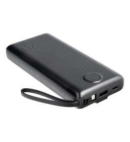 Bateria zewnętrzna (POWER BANK) VEGER C20 - 20 000mAh (Micro + Typ C + Lightning 8-pin) czarny (W2047)