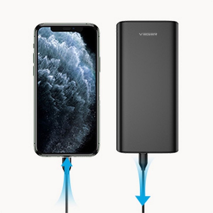 Power bank Veger T100 (W2032C-100) PD QC3.0 5A 100W 20000 mAh black 0INT