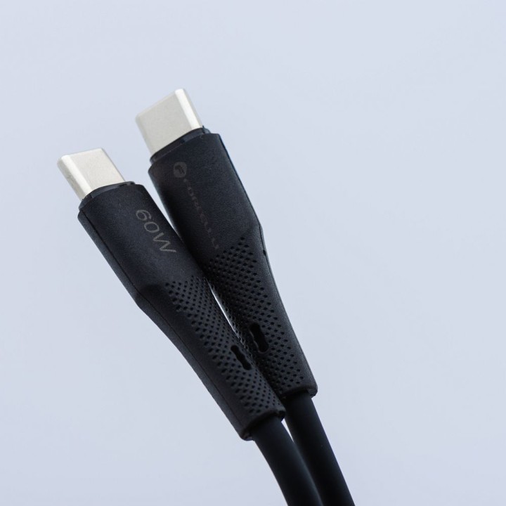 Кабель USB C — Lightning Forcell F-Energy PD 3A 27W Silicone 1 m C346 чорний