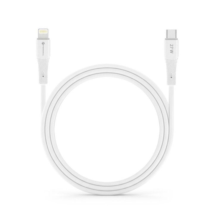 Кабель USB C — Lightning Forcell F-Energy PD 3A 27W Silicone 1 m C346 белый