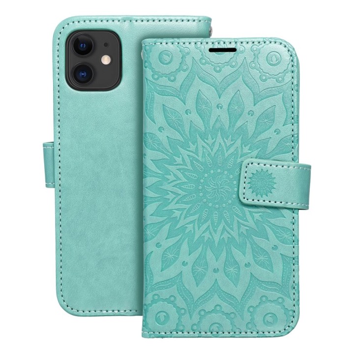 Flip case for iPhone 11 Mezzo Book mandala green