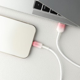 Кабель USB A — Lightning Forcell F-Energy 2,4A 12W Gradient 1 m C353 белый