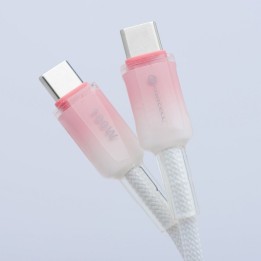 USB-C to USB-C cable Forcell F-Energy QC4.0 PD 5A 100W Gradient 1 m C357 white 0INT