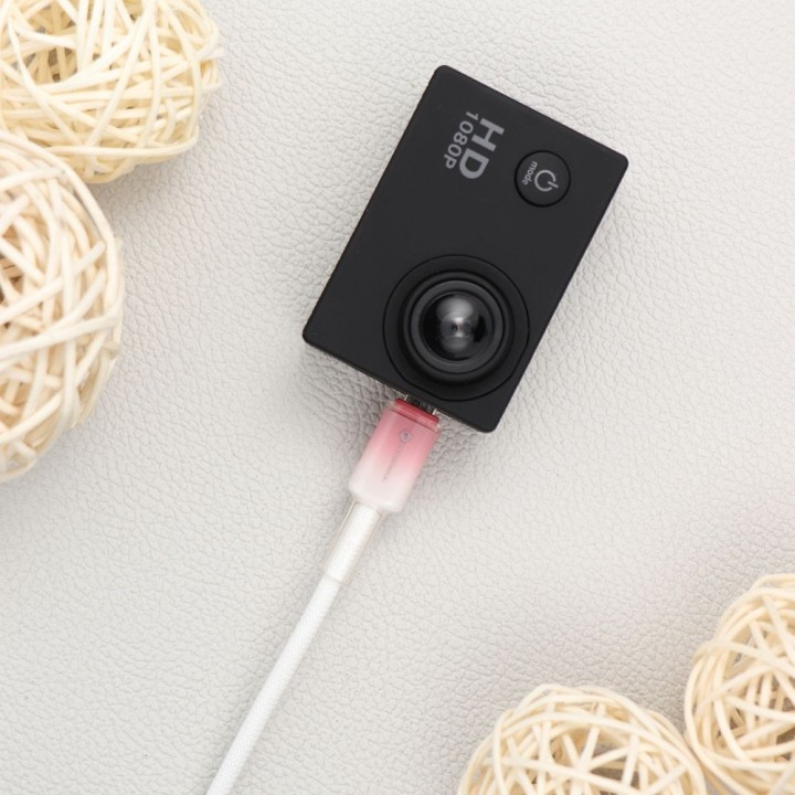 Кабель USB A — Micro USB Forcell F-Energy QC3.0 2,4A 18W Gradient 1 m C351 белый
