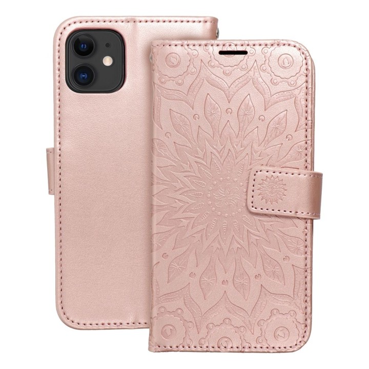 Flip case for iPhone 11 Mezzo Book mandala rose gold