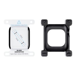 Szkło Hartowane 5D do Apple Watch SE / SE 2 / SE 3 44MM Mr. Monkey Glass (Anti-Static Strong HD) czarne