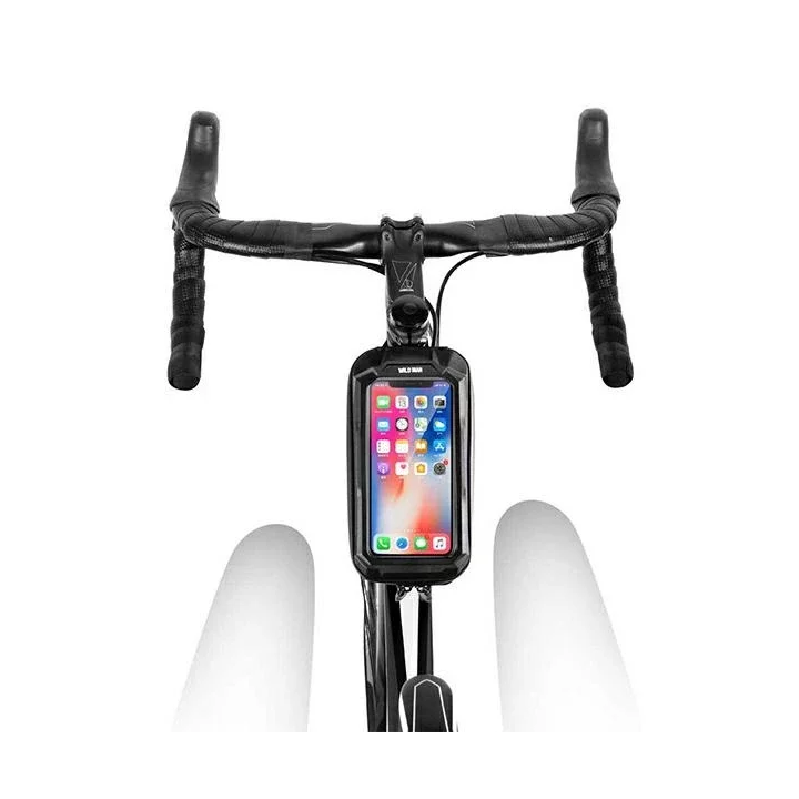 WILDMAN zippered bicycle frame bag 1L (4" - 7") XS2 black