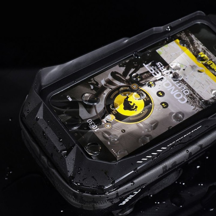 WILDMAN сумка велосипедна на кермо на блискавці 1L (4" - 7") XT1 чорна