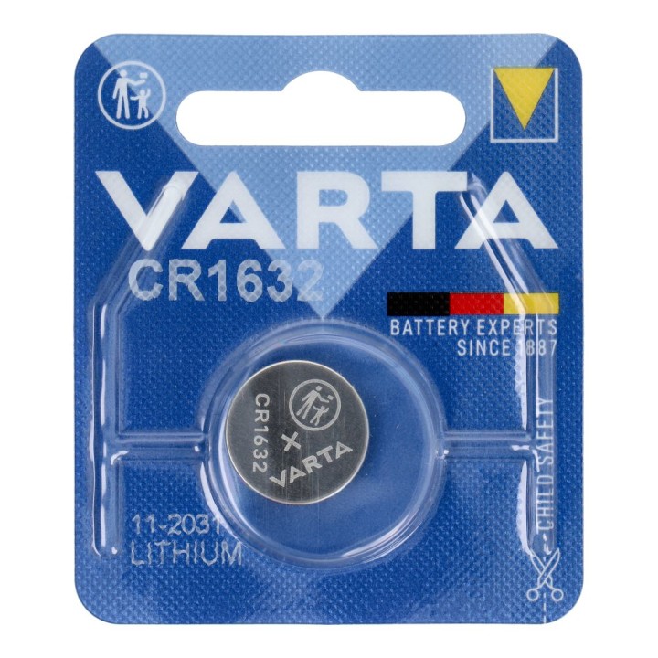 VARTA аккумулятор литиевая CR1632 3V 1 шт.