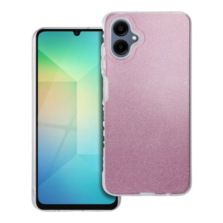 Etui na Samsung A06 5G Shining różowe
