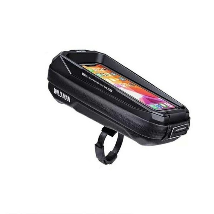 WILDMAN zippered bicycle frame bag 0,6L (4" - 7") MS33 black