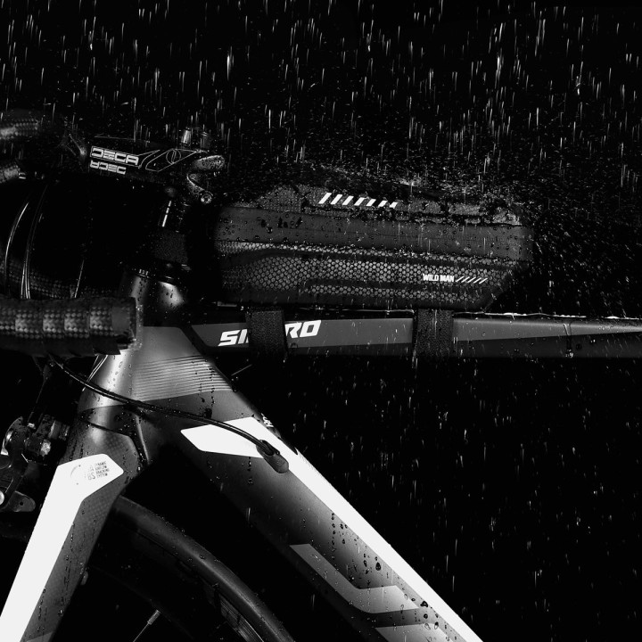 WILDMAN zippered bicycle frame bag 1L ES5 black
