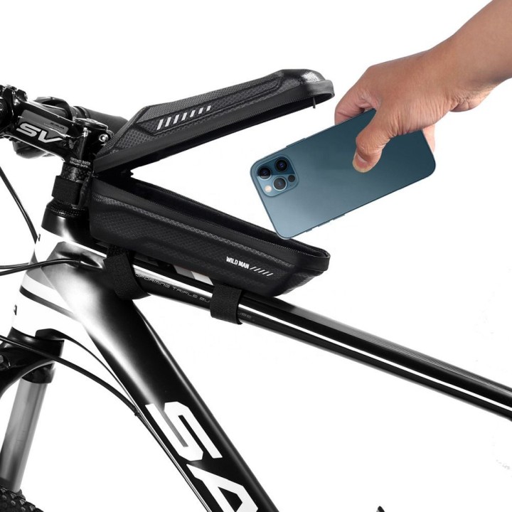 WILDMAN zippered bicycle frame bag 1L ES5 black