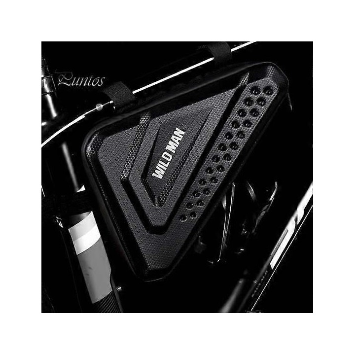 WILDMAN zippered bicycle bag under the frame 2,5L ES19 black