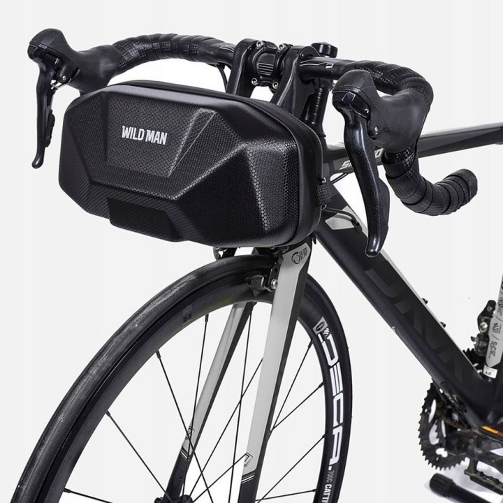 WILDMAN zippered bicycle handlebar bag 3,5L X9 black