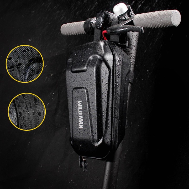 WILDMAN waterproof scooter handlebar bag 2L TS8 black